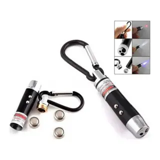 El Feneri Anahtarlık Işıklı Anahtarlık 3 Fonksyonlu Lazer Led Fener