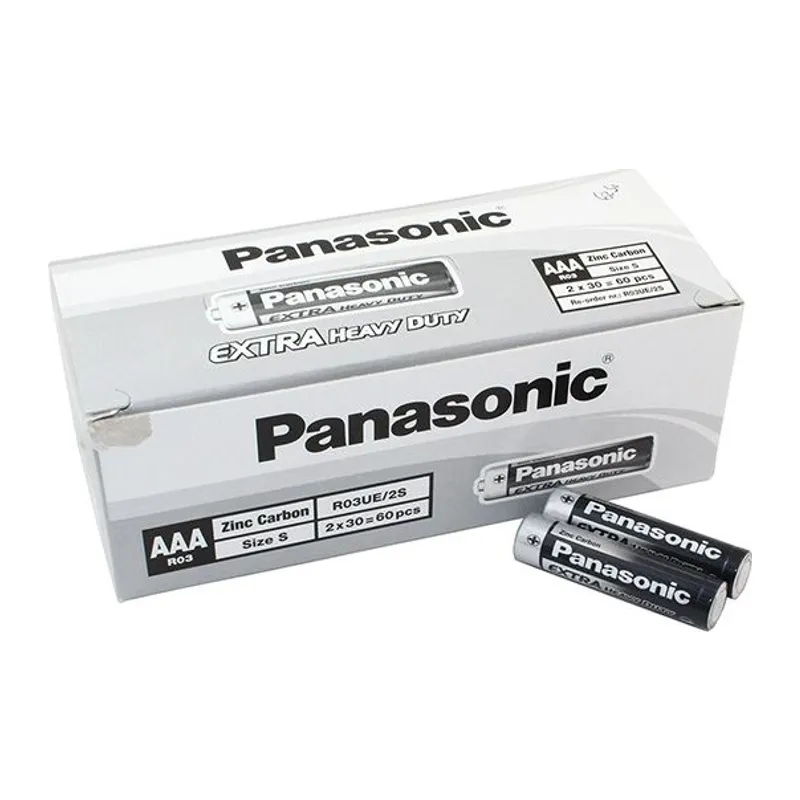 Panasonic Manganez İnce Kalem Aaa Pil 60'lı Paket