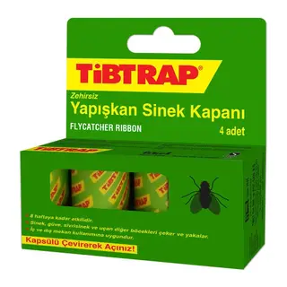 Tibtrap Yapışkan Sinek Kapanı 4 Lü