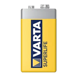 Varta Superlife Çinko 9 Volt Pil 12'li Paket