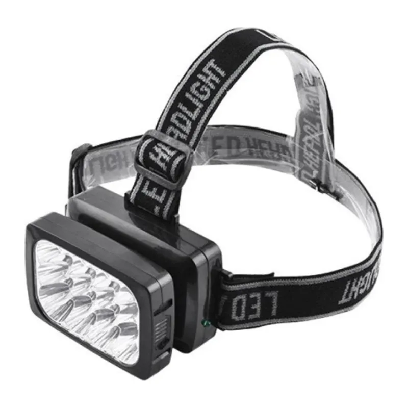 12 Ledli Güçlü Şarjlı Kafa Lambası Wt-064