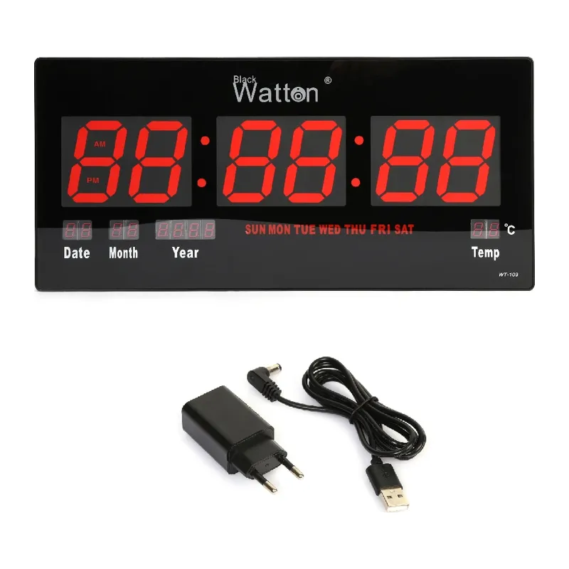 Dijital Duvar Ve Masa Saati Wt-109