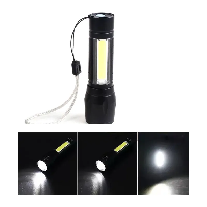 Mini Çok Güçlü Şarjli El Feneri Xpe-cob Led Wt-030