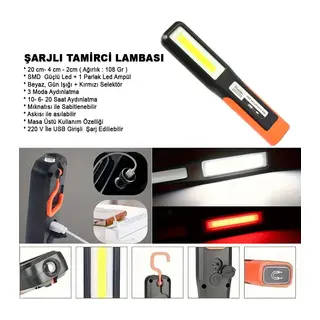Şarjlı Tamirci Lambası Wt-297