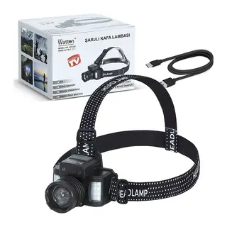 Sensörlü Cree Tg Led Şarjlı Kafa Lambası Wt-625