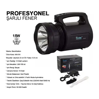Wt-018 Profesyonel Büyük Avcı Feneri