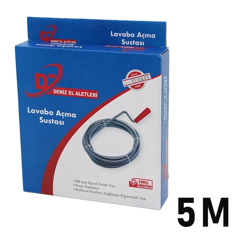 Susta 5mt Susta Spiral Lavabo - Gider Açar