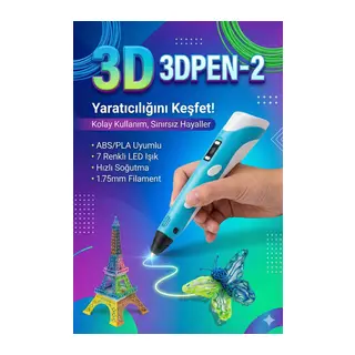 Üç Boyutlu Yazıcı 3d Kalem Pen Printer