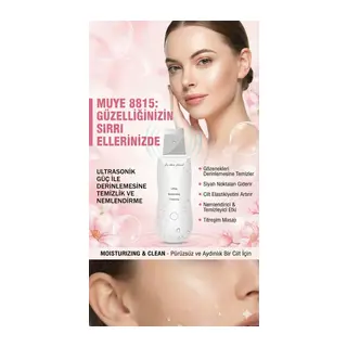 Ultrasonik Spatula Yüz Akne Giderici Siyah Nokta Temizleme Cihazı