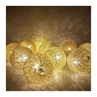2 Metre 10’lu Top Led Işık - Pilli Gün Işığı Dekoratif Aydınlatma