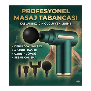 4 Başlıklı 6 Kademeli Titreşimli Şarjlı Mini Masaj Aleti
