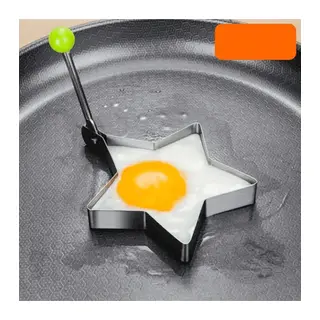 Metalik Yıldız Şeklinde Metal Omlet Yumurta Ve Krep Kalıpları