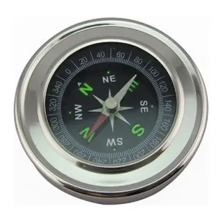 Yuvarlak Metal Kasa Dayanıklı Pusula 80mm