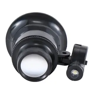 20x Büyütmeli Saat Takı Onarım Için Cam Lensli Optik Işıklı Göz Büyüteç Mg13b-9a