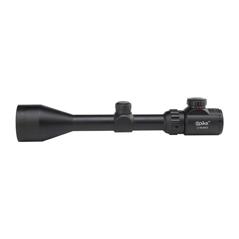 3-9x50 Zoomlu Keskin Nişancı Av Dürbünü Kırmızı, Yeşil Işık Çelik Gövde
