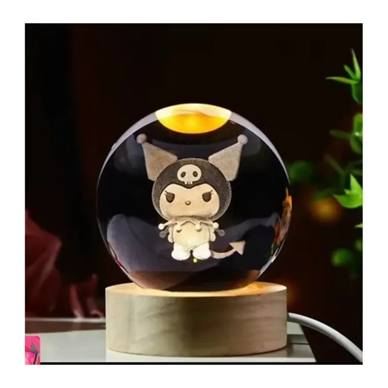 Kuromi Işıklı Cam Küre Kod 63