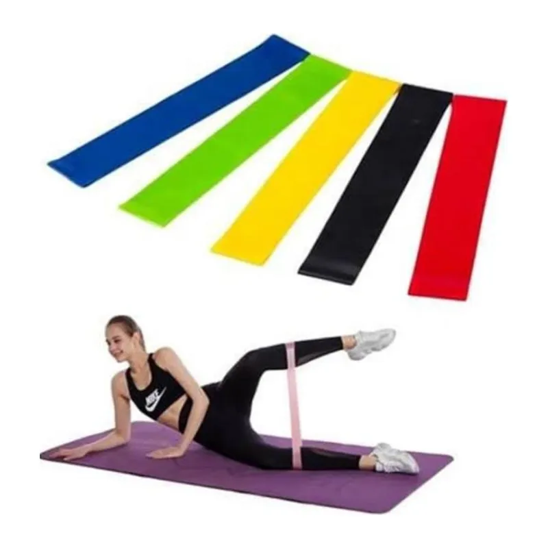 Aerobik Bant 5 Li Pilates Yoga Bandı