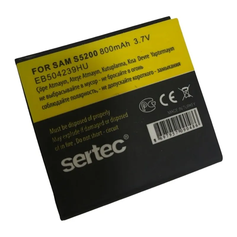 Sertec - Samsung S5200 Uyumlu Batarya