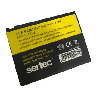 Sertec - Samsung V740/d820 Uyumlu Batarya
