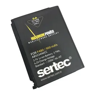 Sertec - Samsung F480 Uyumlu Batarya