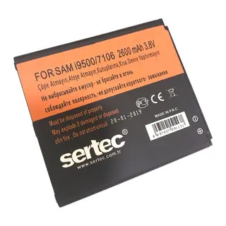 Sertec - Samsung Galaxy S4 İ9500 / 7106 Uyumlu Batarya