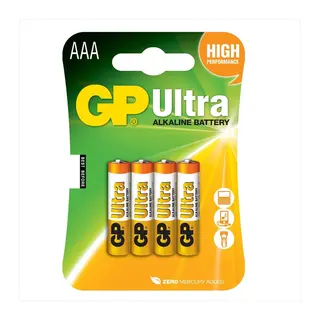 Gp Ultra Alkalin Aaa İnce Kalem Pil 4lü