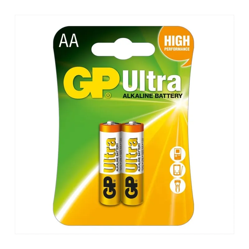 Gp Ultra Alkalin Aa Kalem Pil 2li