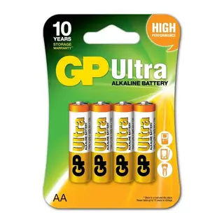 Gp Ultra Alkalin Aa Kalem Pil 4lü