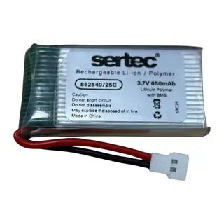 Sertec / 852540 / 3.7v - 650mah - 20c Beyaz Soket
