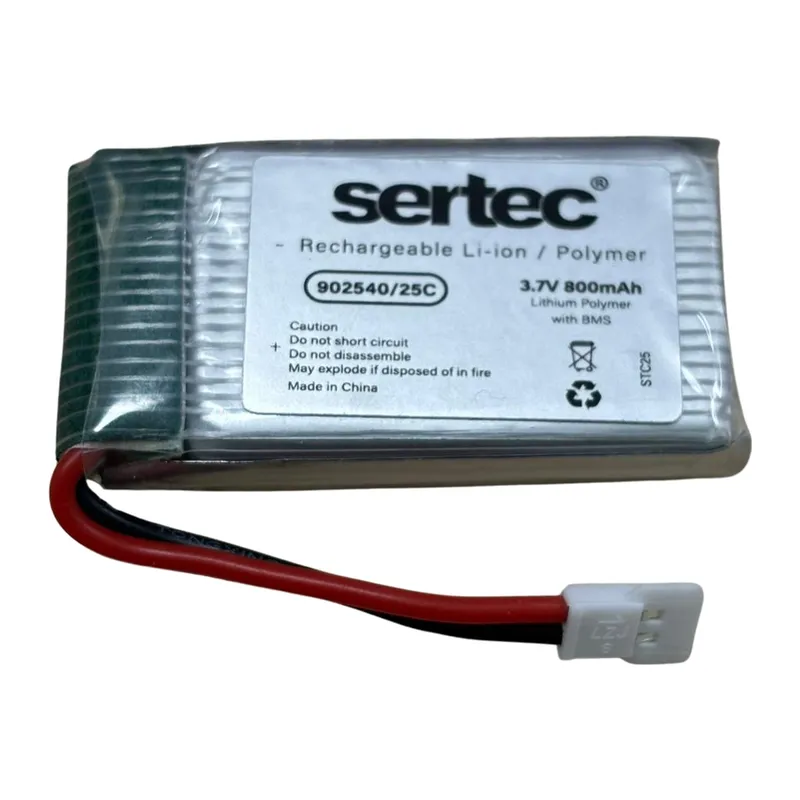 Sertec / 902540 / 3.7v - 800mah - 15c Beyaz Soket