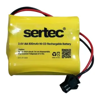 Sertec 3.6v 3s1p Aa 800 Mah Kablo + Siyah Konnektörlü Oyuncak Pili