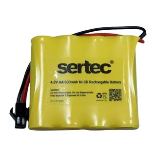 Sertec 4.8v 4s1p Aa 800 Mah Kablo + Siyah Konnektörlü Oyuncak Pili