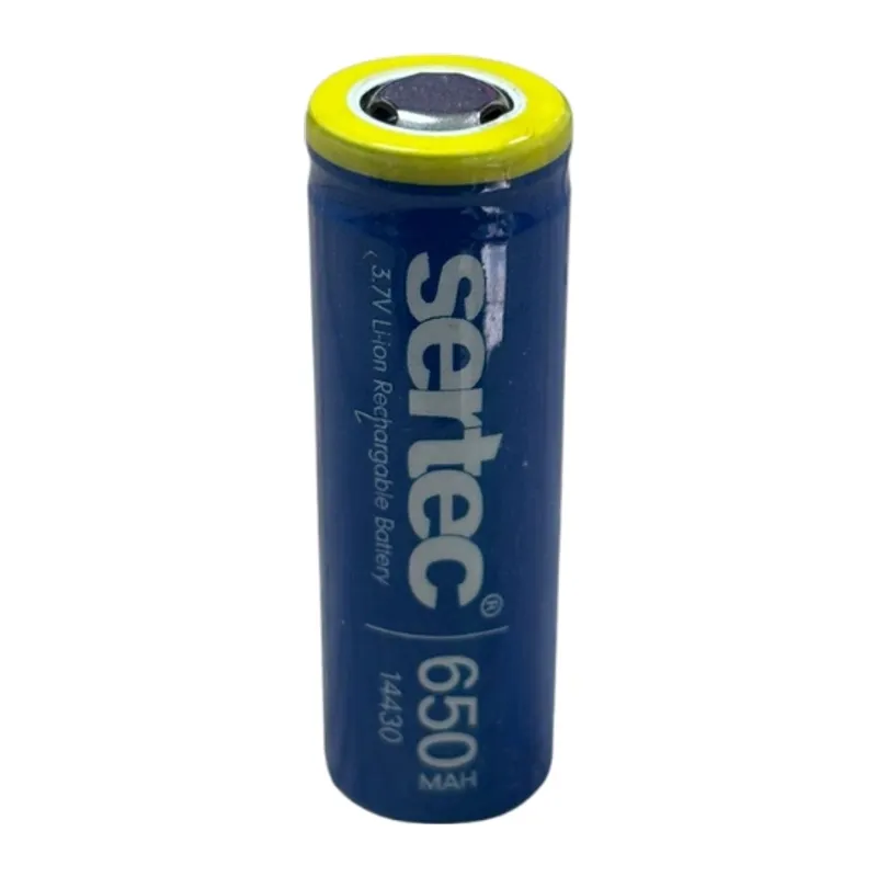 Sertec 3.7v Li-ion 14430 - 650 Mah 1c Şarjlı Pil