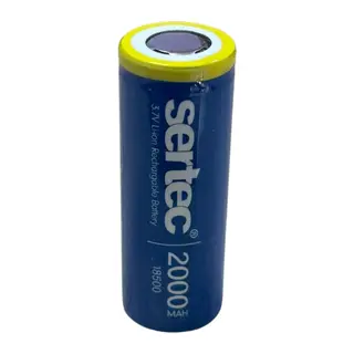 Sertec 3.7v Li-ion 18500 2000 Mah 3c Şarjlı Pil
