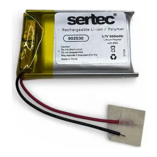 Sertec 902030 3.7v 500 Mah Li-polymer Pil (devreli/1.5a)