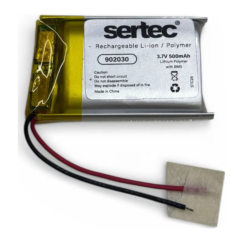 Sertec 902030 3.7v 500 Mah Li-polymer Pil (devreli/1.5a)