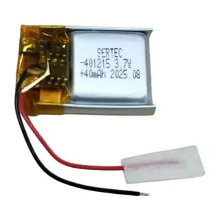 Sertec 401215 3.7v 40 Mah Li-polymer Pil (devreli/1.5a)