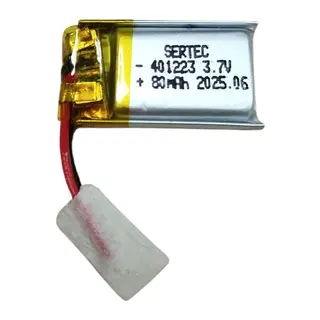 Sertec 401223 3.7v 80 Mah Li-polymer Pil (devreli/1.5a)