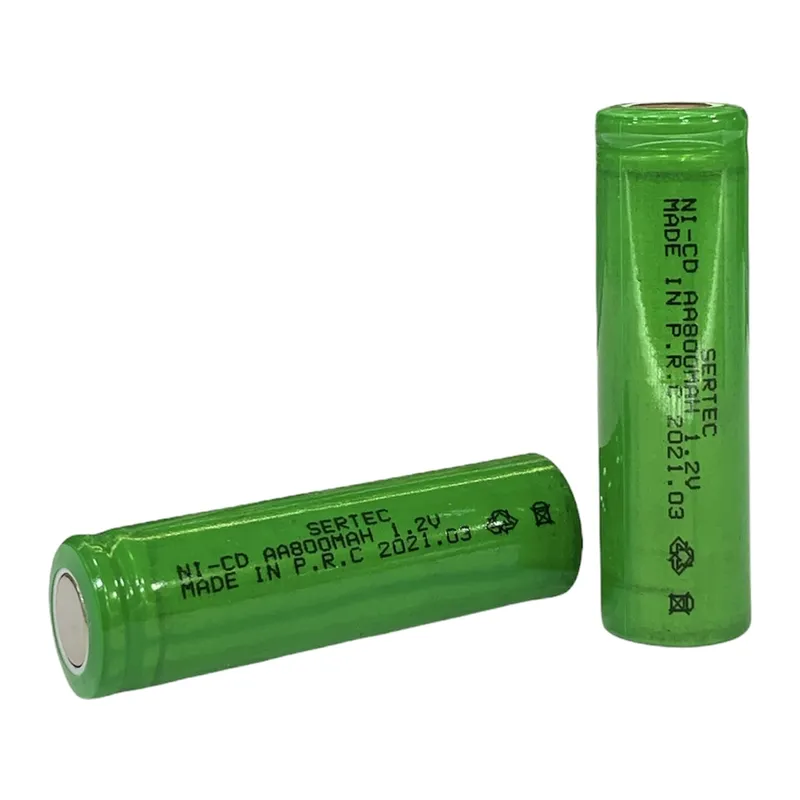 Sertec - 1.2v 800 Mah - Aa - Ni-cd Şarjlı Pil - (başsız / Flat Head)