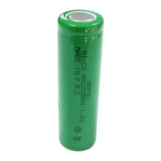 Sertec - 1.2v 1200 Mah - Aa - Ni-cd Şarjlı Pil - (başsız / Flat Head)