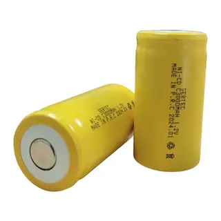 Sertec - 1.2v 3000 Mah - C Orta Boy - Ni-cd Şarjlı Pil - (başsız / Flat Head)