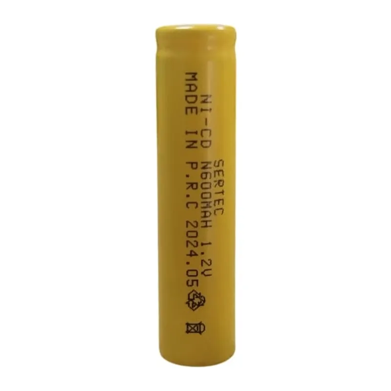 Sertec - 1.2v 600 Mah - N Boy - Ni-cd Şarjlı Pil - (başsız / Flat Head)