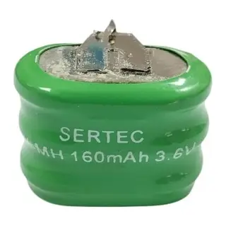 Sertec - 3.6v 3s1p 160 Mah 2 Pin Nı-mh Buton Pil