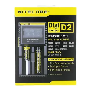Nitecore D2 Digi Charger Li-ion / Nı-cd / Nı-mh / Lifepo4 Dijital Pil Şarj Cihazı