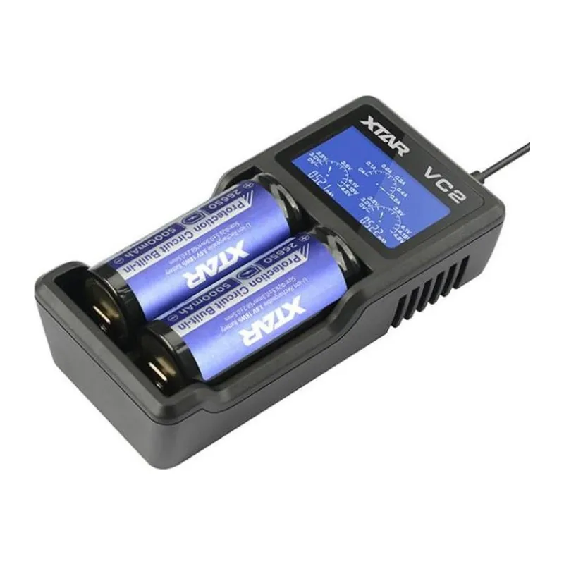 Xtar Vc2 İkili Li-ion Pil Şarj Cihazı