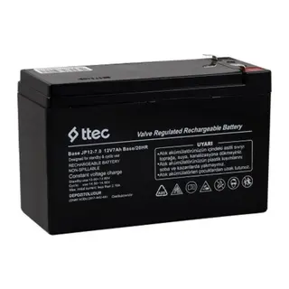 Ttec 12v 7 Ah Base Kuru Bakımsız Akü