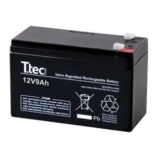 Ttec 12v 9 Ah Kuru Bakımsız Akü