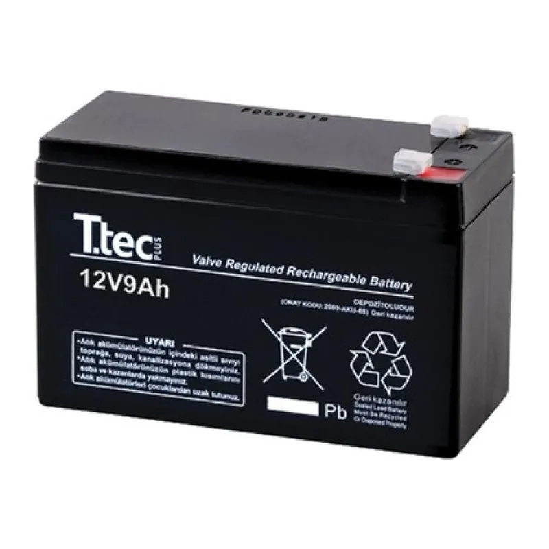 Ttec 12v 9 Ah Kuru Bakımsız Akü