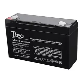 Ttec 6v 12 Ah Kuru Bakımsız Akü
