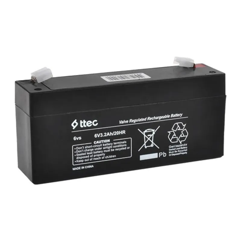 Ttec 6v 3.2 Ah Kuru Bakımsız Akü